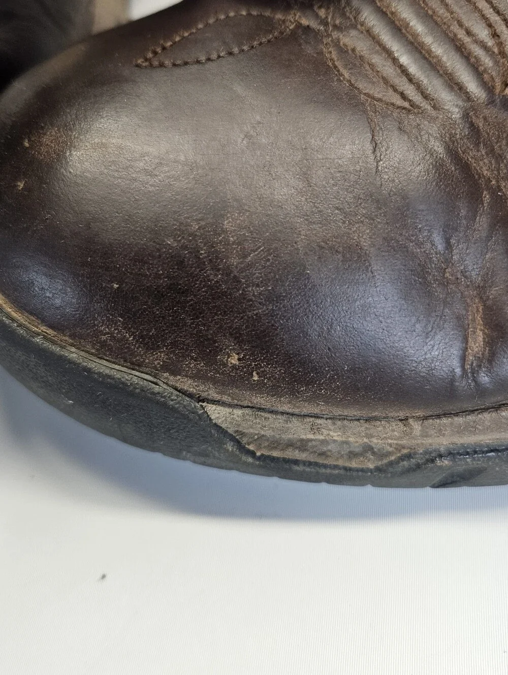 ARIAT Terrain Pull-on H2O Brown Waterproof Boots US Men 9.5EE Flawed Worn